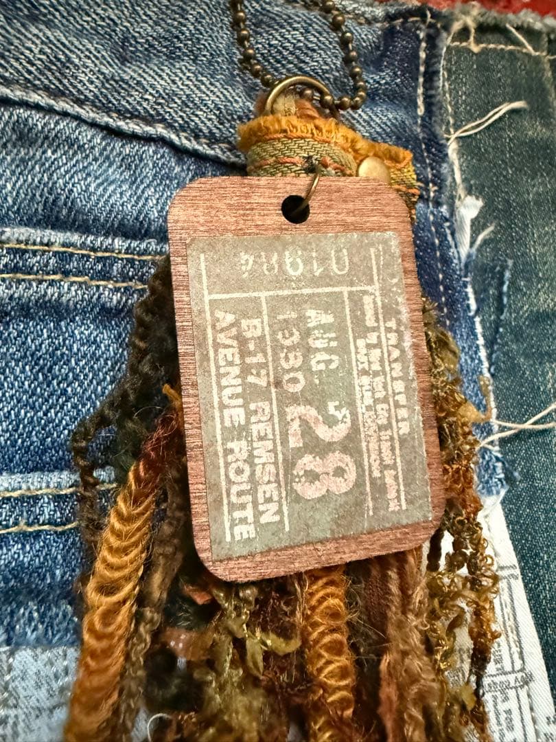 ❣️蘭❣️さま❤️ ウッドタグ タッセルチャーム