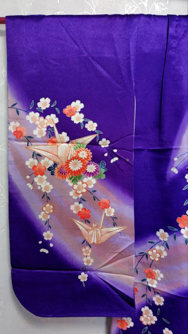 RK558子供着物正絹着丈131センチ裄丈51センチ綺麗美品7歳前後用 - メルカリ