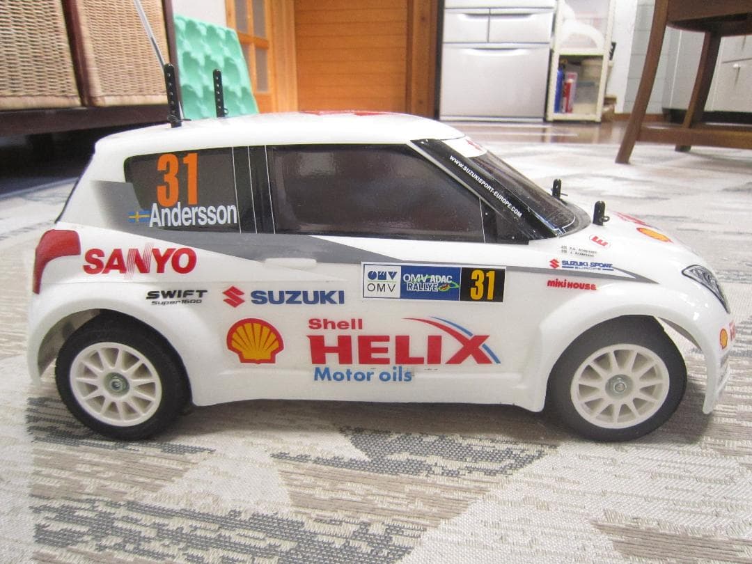 完動作品 1/10 タミヤ M-03M シャーシ 2.4Ghz スイフトJWRC