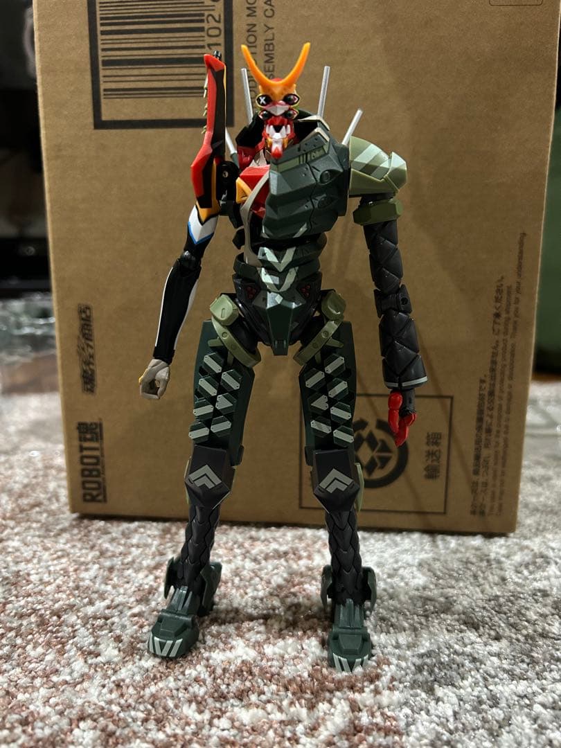 開封美品 ROBOT魂 エヴァンゲリオン初号機 NEW-02α 魂商店 輸送箱付