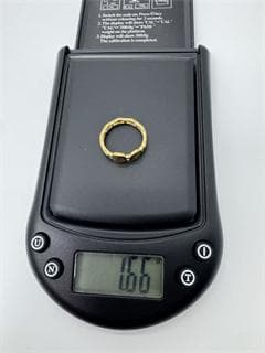 《日本製18金》K18ゴールド ハート型チャームリング1.66g 11号即日発送