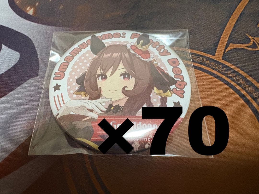 ウマ娘 ジェンティルドンナ キャラバッジ 70個 未開封】ジェンティルドンナ ウマ娘 公式グリッター缶バッジ（3rd