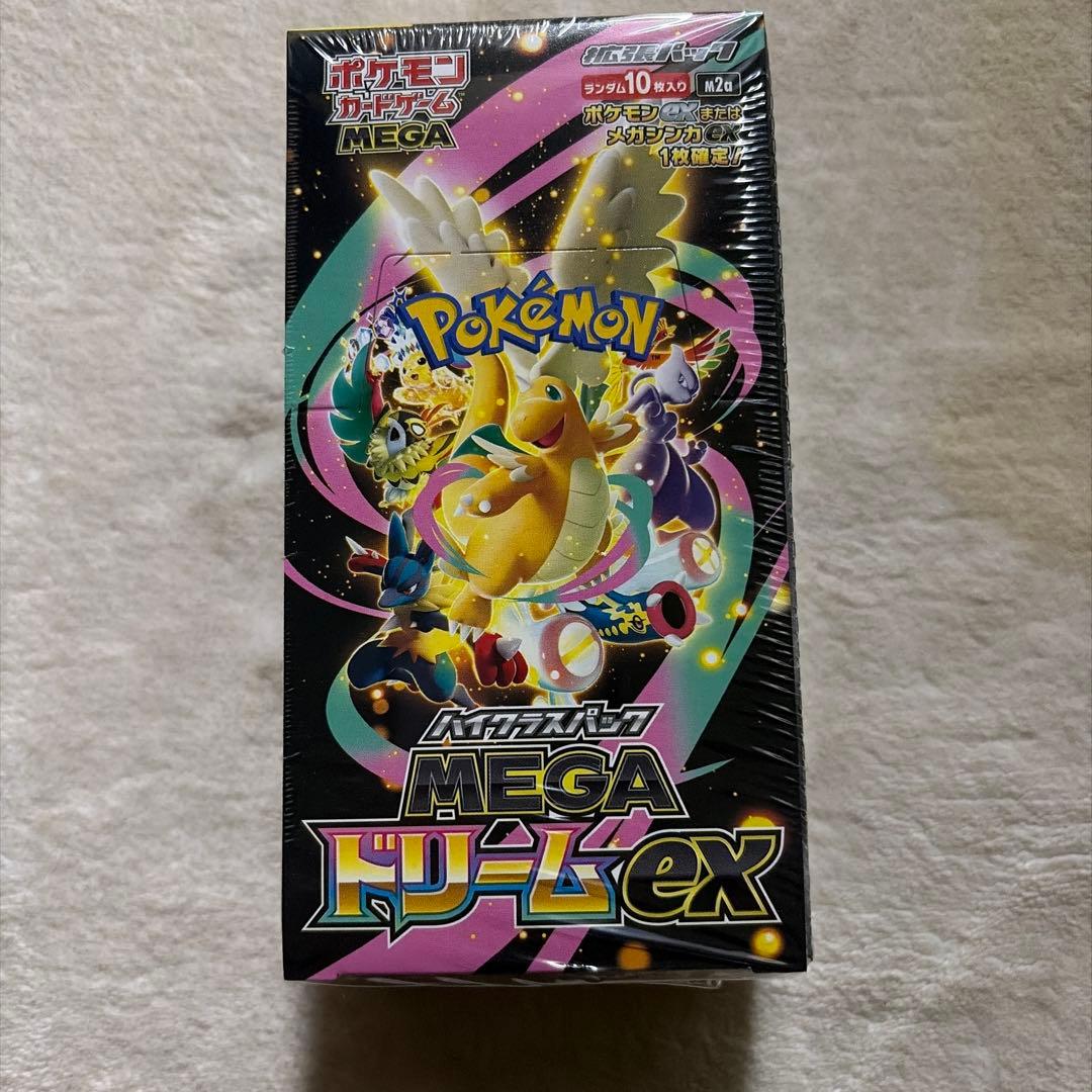 ポケカ MEGAドリームex 未開封BOX シュリンク付き - メルカリ