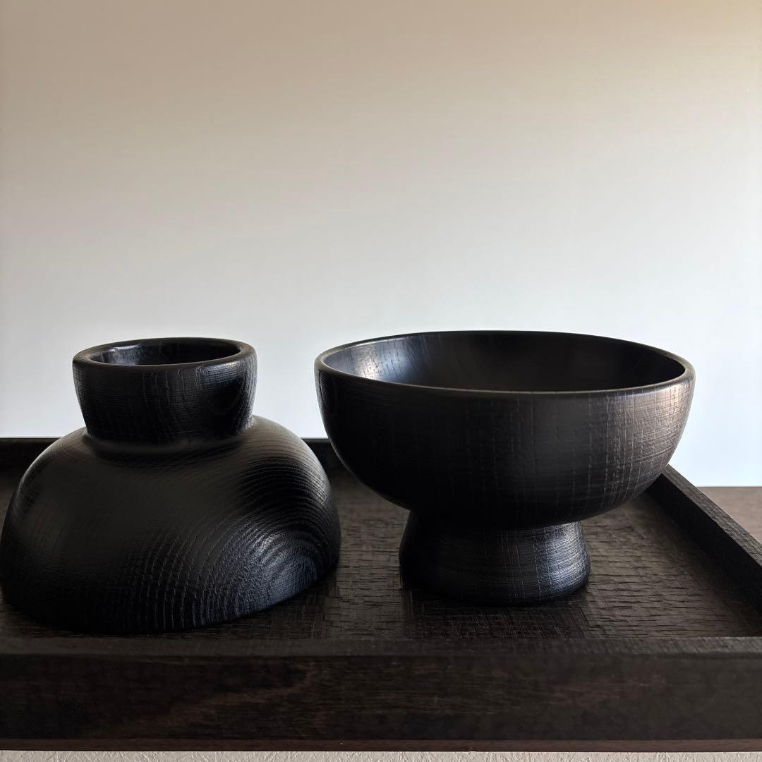 木工作家 豊田豪史さん◻️黒漆汁椀 2点◻️新品未使用 - メルカリ