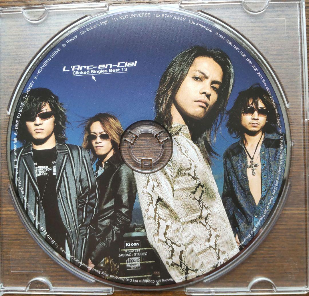 L'Arc~en~Ciel『Clicked Singles Best 13』 - メルカリ