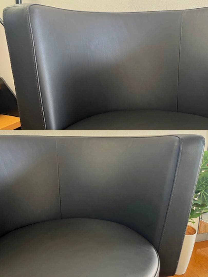 COR CIRCO コア ラウンジチェア ① ポストモダン 革張り 52万 北欧