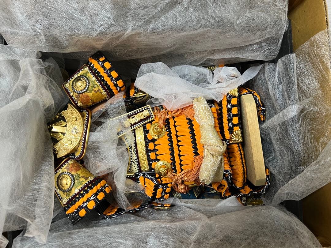 美品】【昭和レトロ】 ☆光玉作☆ 端午の節句☆ 鎧兜平飾りセット売り