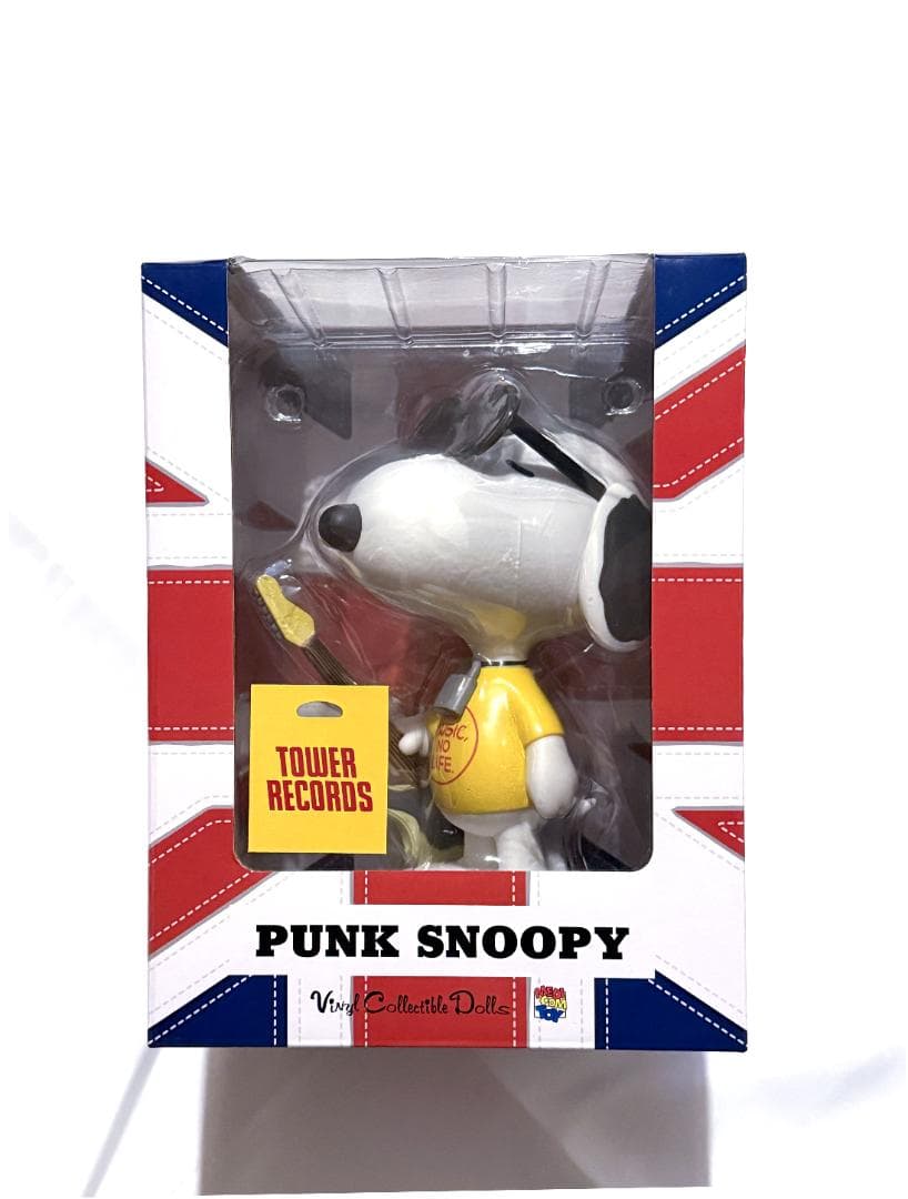 希少 PUNK SNOOPY フィギュア TOWER RECORDS 未開封品 スヌーピー × TOWER RECORDS コラボグッズ 2014 〈フィギュア