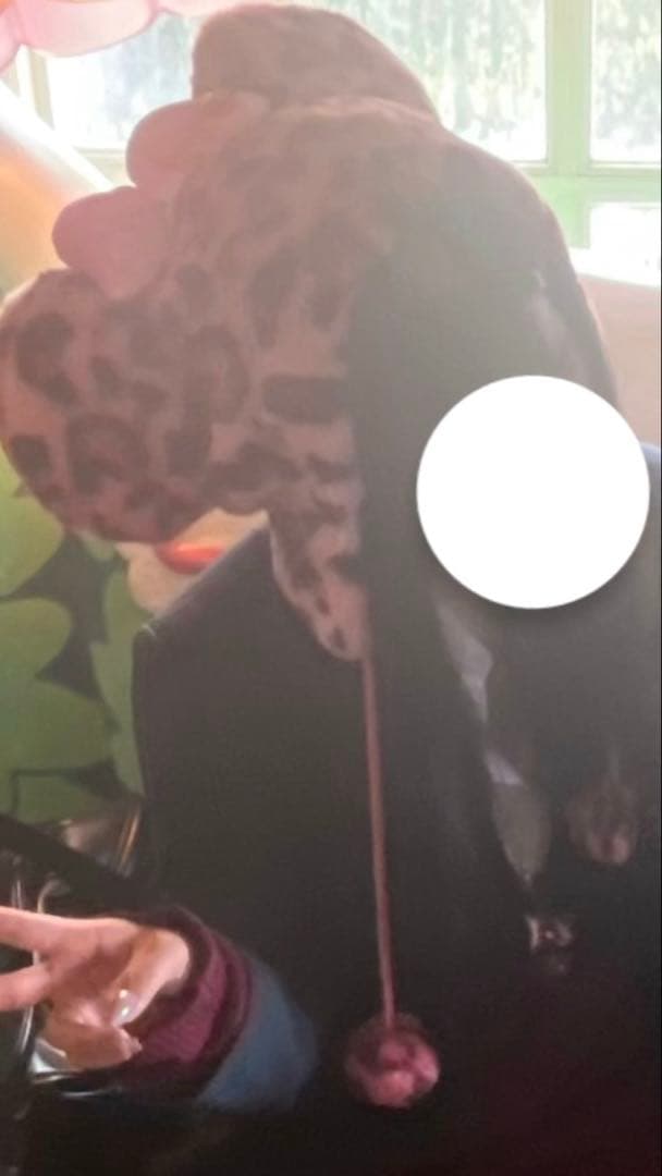 ヒョウ柄　ファンキャップ　ピンク ファンキャップ ディズニー ヒョウ柄 ピンク｜Yahoo!フリマ（旧PayPay