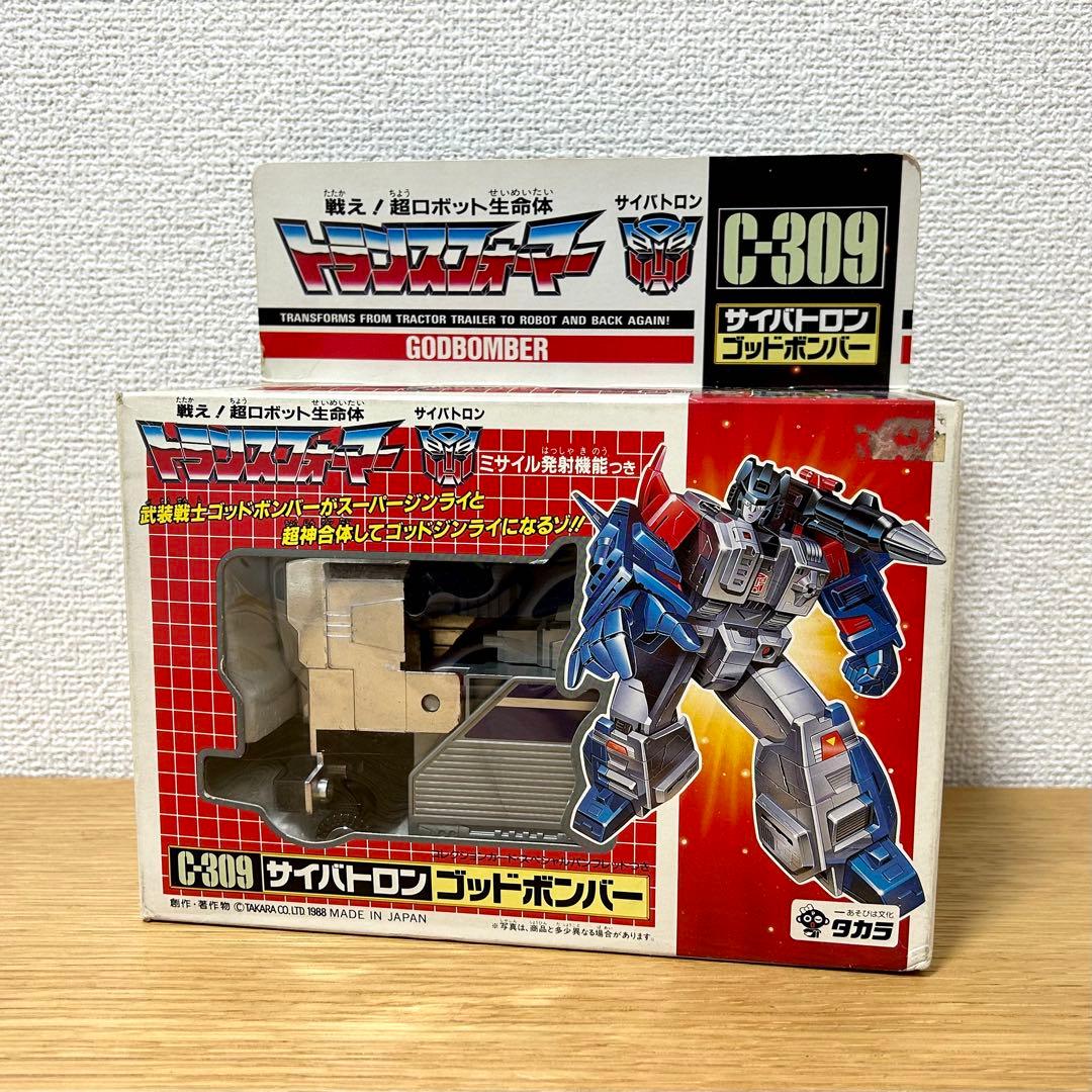 希少当時物 タカラ サイバトロン ゴッドボンバー トランスフォーマー C-309