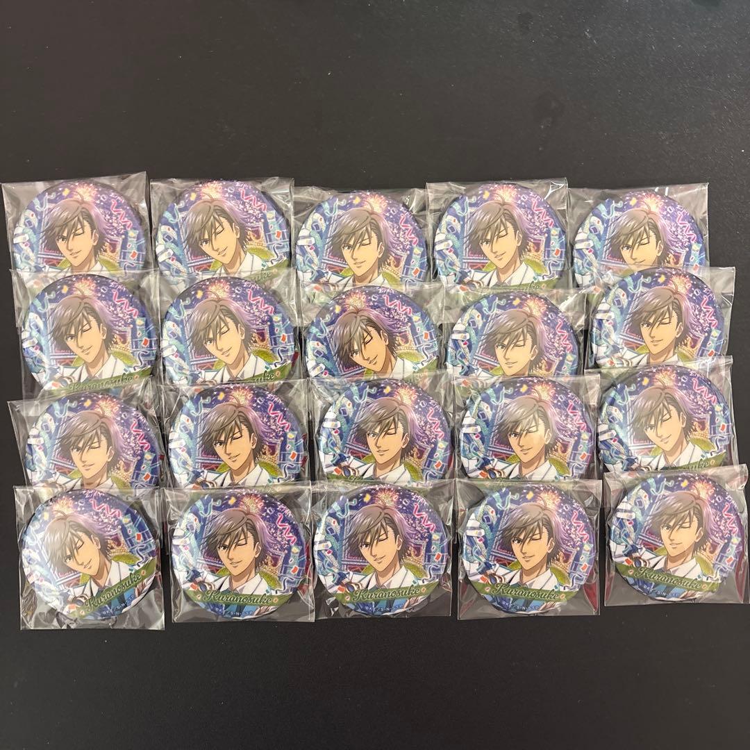 白石蔵ノ介 テニラビ5周年 缶バッジ 20個セット 新テニスの王子様 描き下ろし 白石蔵ノ介 缶バッジ｜アニメ