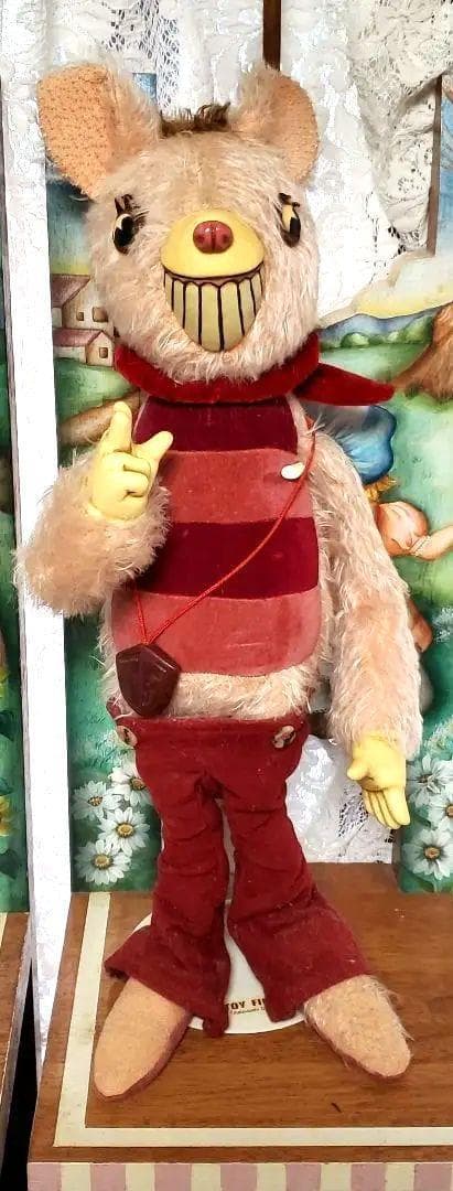 2001年制作?大塚勝俊作家ハンドメイド1点ものファニーなピンクの足長