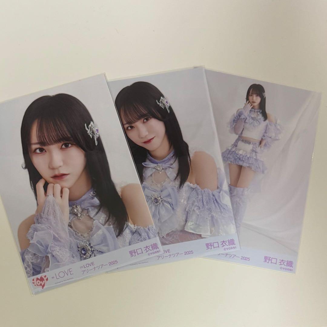 野口衣織 直筆 生写真 イコラブ 7周年 魔法少女