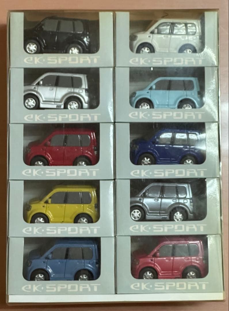 三菱　ek SPORT ミニカー 非売品 ミニカー 三菱 ekスポーツ ディーラー非売品 - メルカリ