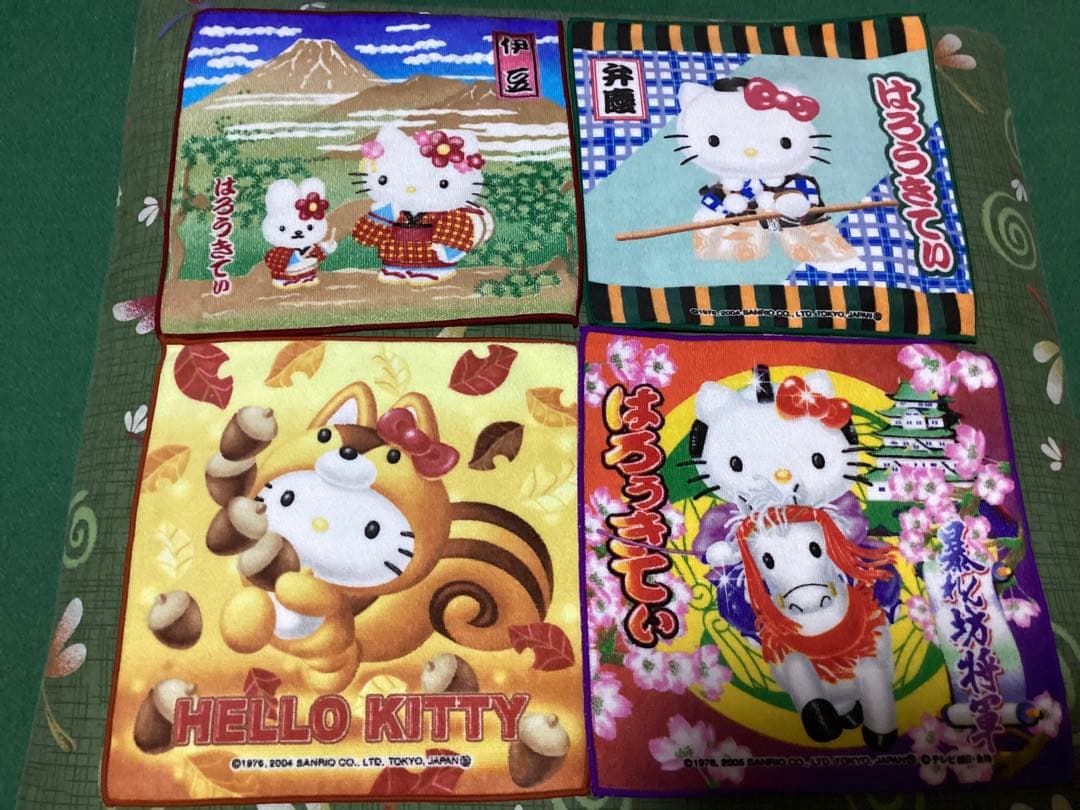 ハローキティ　ご当地タオルハンカチ 韓国限定 ハローキティ ご当地 タオル ハンカチ Hello Kitty かわいい