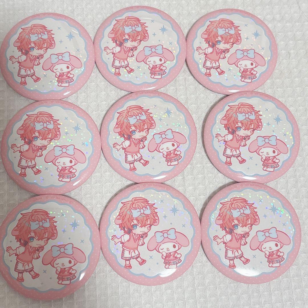 匿名配送】 赤城ウェン サンリオ SD 缶バッジ9点 にじさんじ Oriens