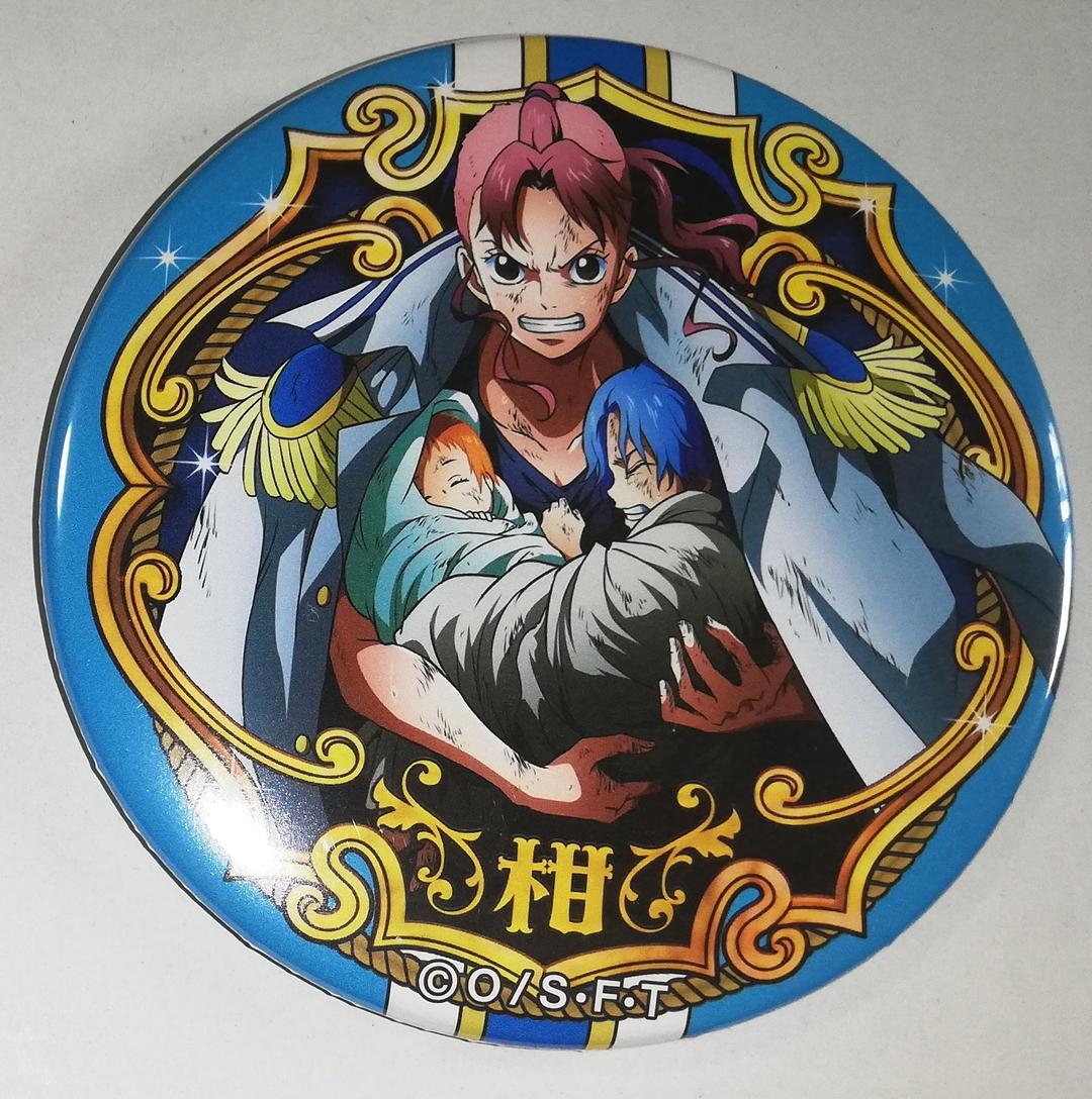 ワンピース ベルメール ナミ ノジコ 缶バッジ MARINE 海軍 麦わら