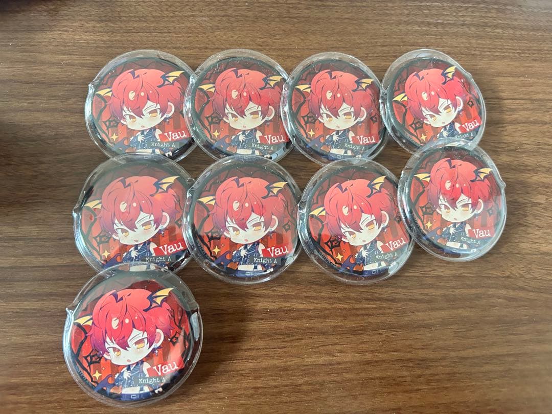 騎士X-KnightX- ばぁう 缶バッジ - メルカリ