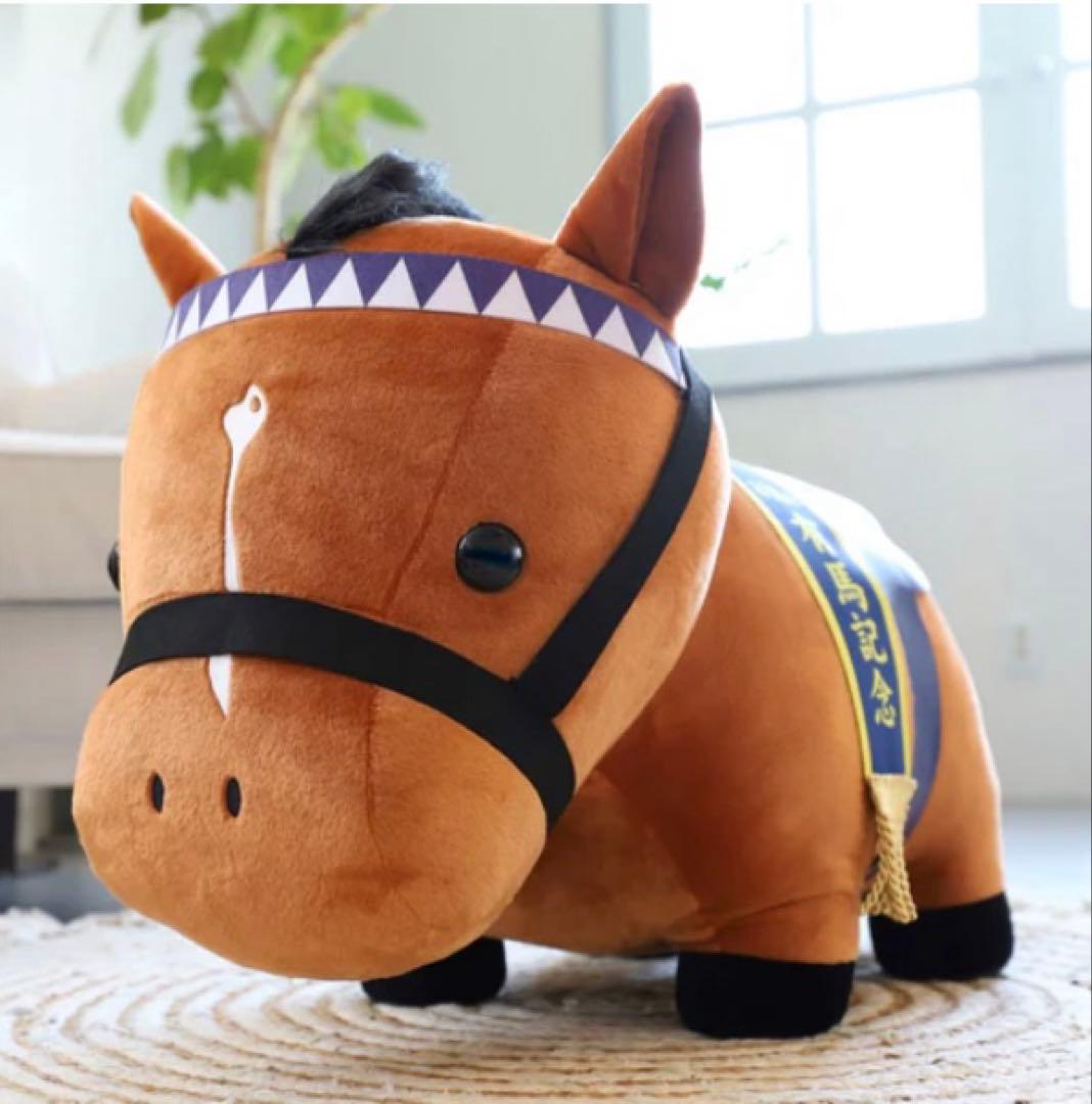 【12/15まで】サラブレッドコレクションMEGA BIGぬいぐるみドウデュース 11月発送】きゃらマルシェ限定 サラブレッドコレクション MEGA BIG