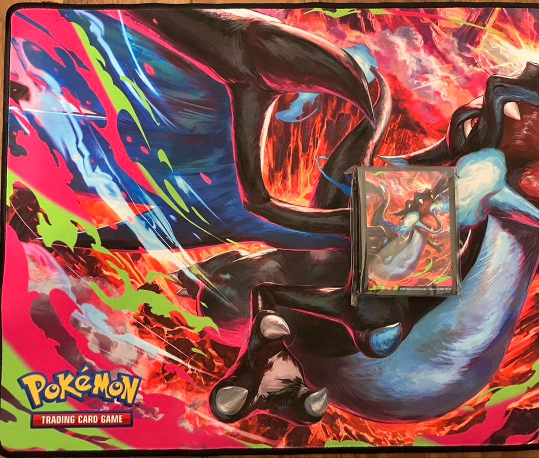 メガリザードンX プレイマット & スリーブ未開封UPC 2025 海外限定品