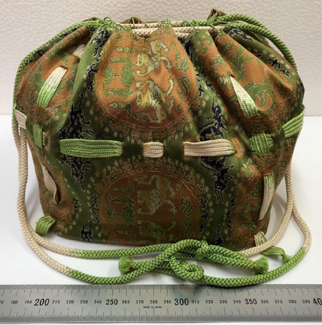 仕覆　茶入れ　巾着×1　テーブルセンター×1　インテリア　コレクション ラタン×チーク無垢材 センターテーブルT188XP T188XP サンフラワー