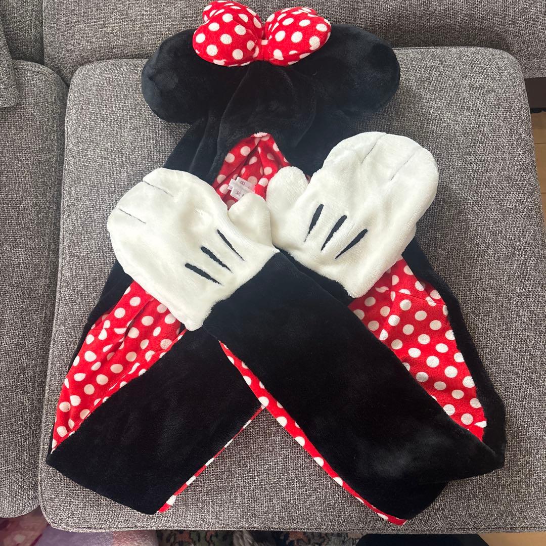 ディズニーマフラー Disney SERIES CREATED by MUS ストール マフラー MD FACE KNIT