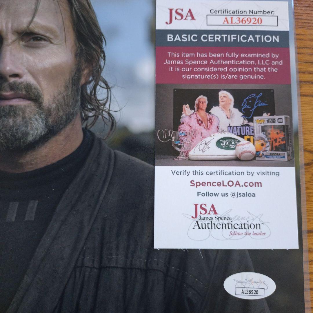 マッツ・ミケルセン ローグ・ワン スターウォーズ サイン オートグラフ