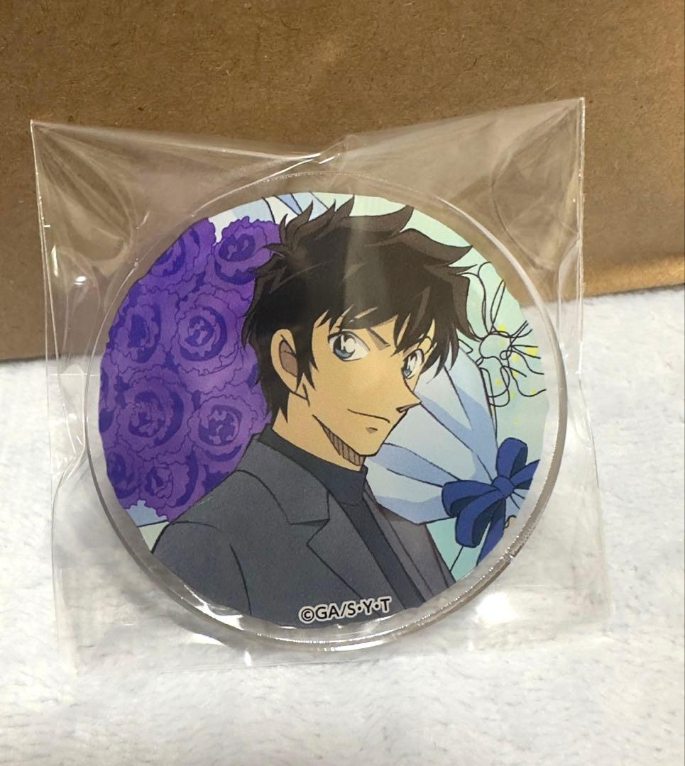 名探偵コナン コナンプラザ トムス アクリルバッジ 花束ver. 松田陣平