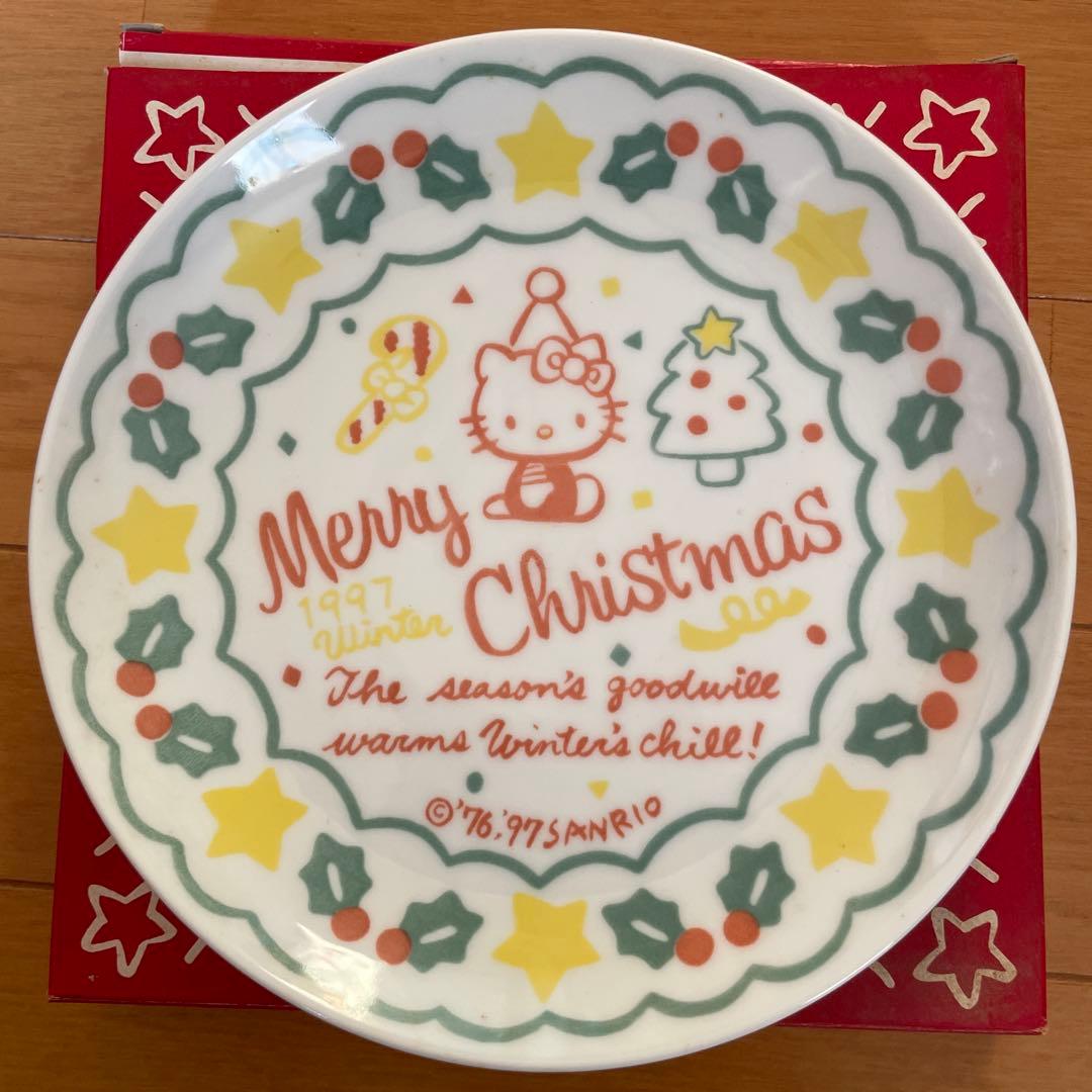ハローキティ プレート 3枚セット サンリオ 1997音楽モチーフ 未使用