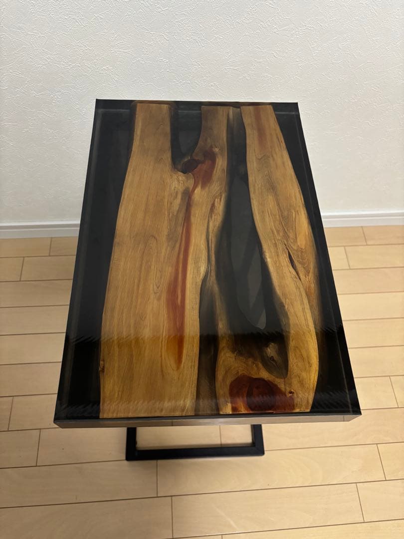 レジンテーブル サイドテーブル 天板のみ ハンドメイド 45×30cm