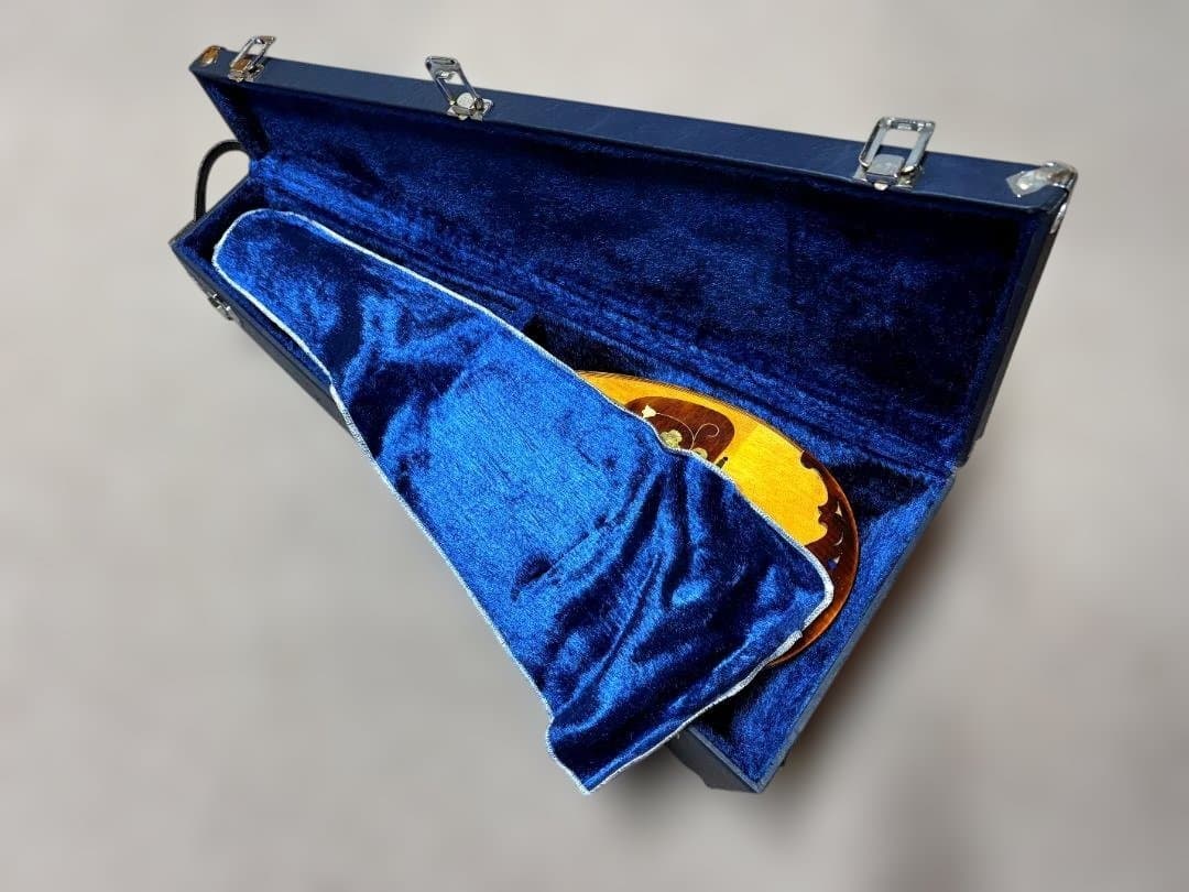 ★ラウンドマンドリン専用超高級ハードケースがこれだ！超美品★ マンドリンケース | マンドリンとギターの専門店 イケガク