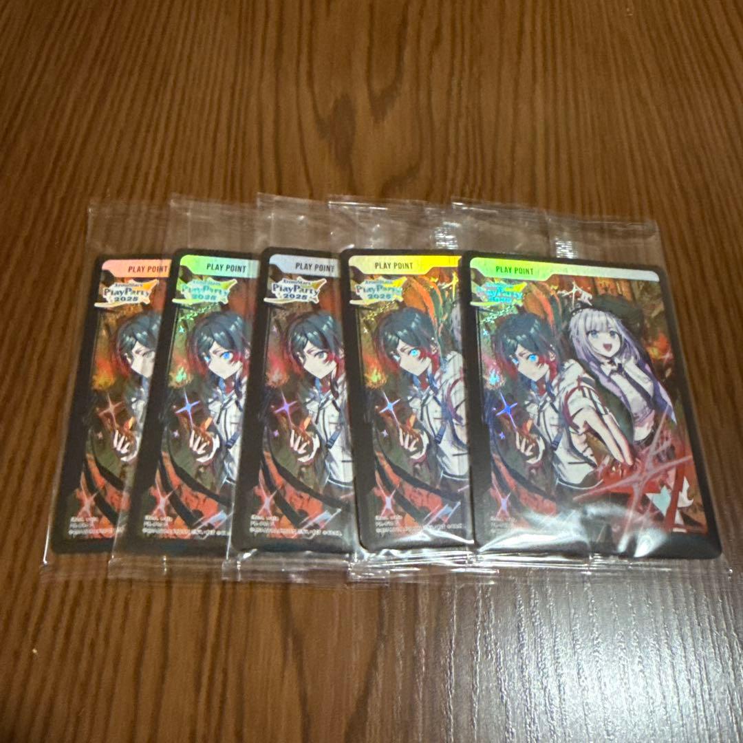 XrossStars Play Party 2025 限定PPカード 5枚セット Xross Stars』初の公式大型イベント「Xross Stars Play Party 2025」が