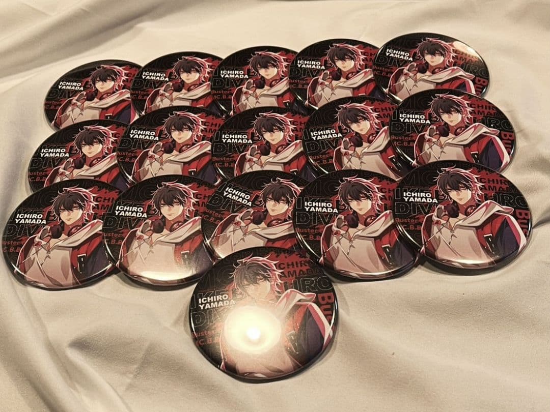 き*ら様 ヒプマイ　ヒプノシスマイク　山田一郎　缶バッチ ヒプノシスマイク 缶バッジ 山田一郎 - メルカリ