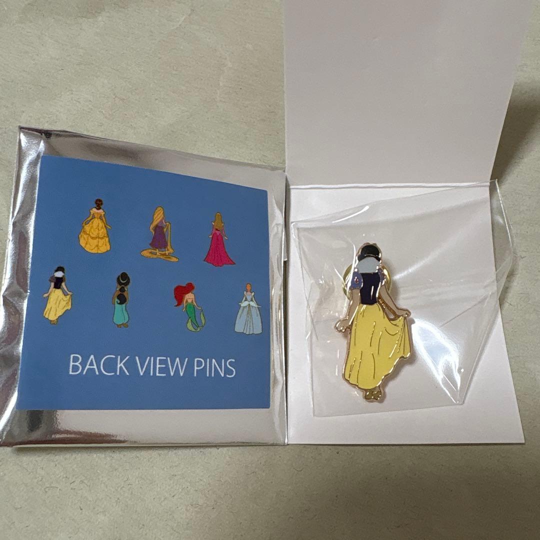 ディズニー プリンセスバックビューピンズ 白雪姫 BACK VIEW PINS