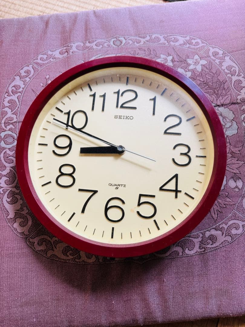 SEIKO セイコー 壁掛け 時計 昭和レトロ 28cm リズム アンティーク