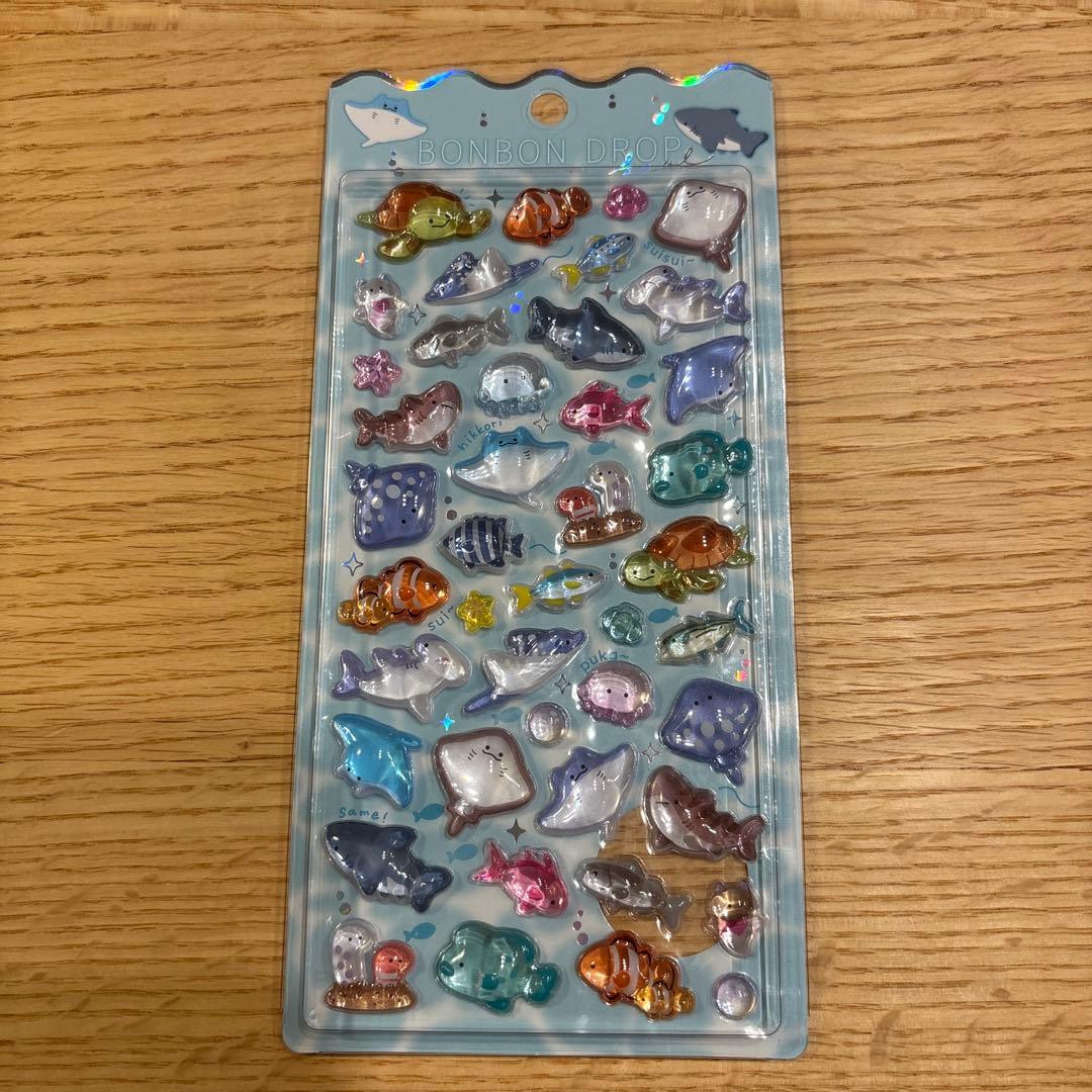 ボンボンドロップシール 水族館限定 海水魚 - メルカリ
