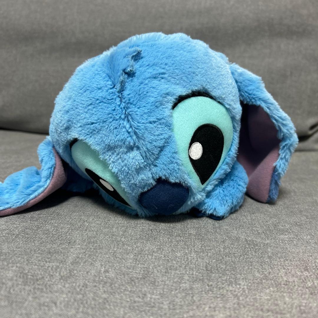 ディズニー くったりBIGぬいぐるみ スティッチ タグ付き - メルカリ