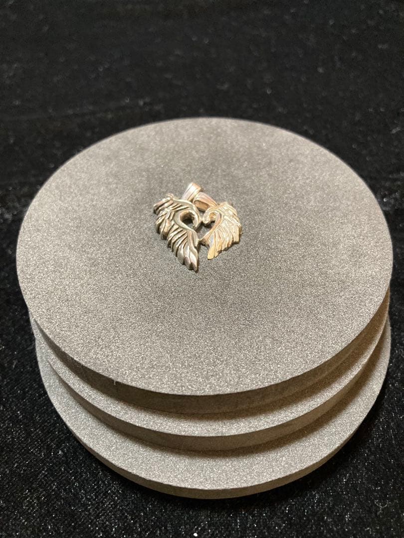 フェザー＆ハート ペアPendant Silver925 ペアネックレス シルバー925 メンズ レディース ペンダント チェーン付