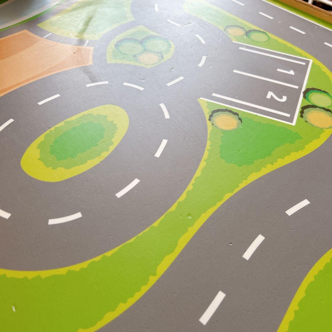 BørneLund 道路マップデザインテーブル 引き出し付き ジオラマテーブル