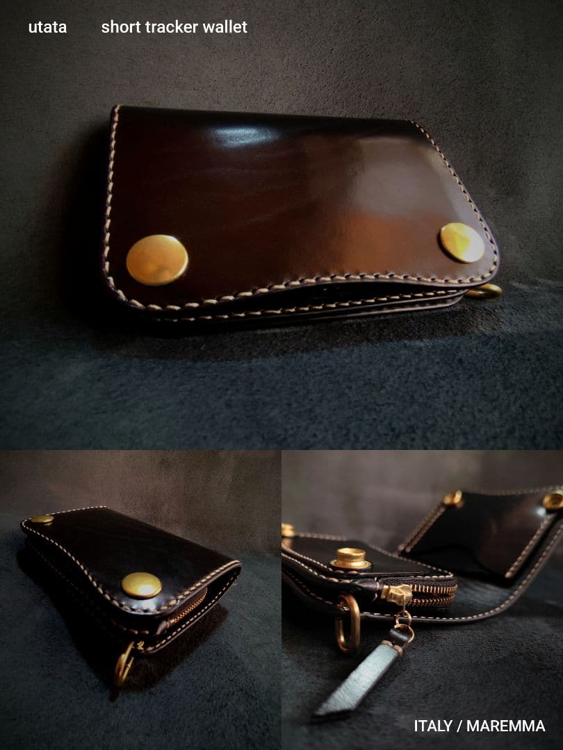 Virgilio s.r.l MAREMMA ショートトラッカーウォレット Bk - メルカリ