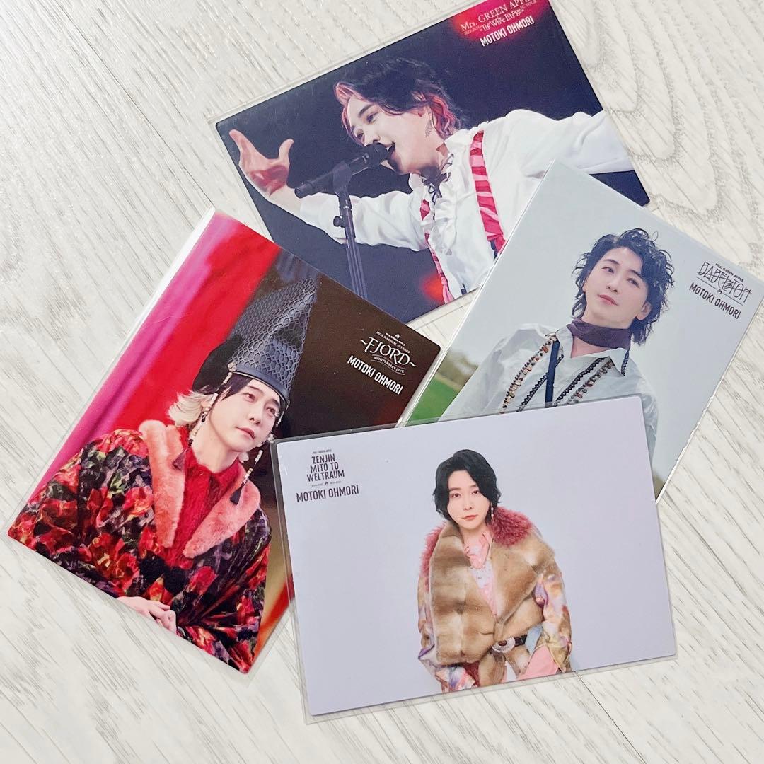 Mrs. GREEN APPLE 大森元貴 フォトカード 4枚 - メルカリ