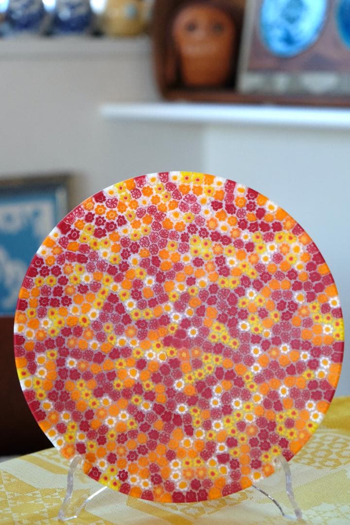 ミルフィオリ エルコーレ モレッティ プレート 皿 黒木国昭/藤田喬平/田子美紀 楽天市場】【P10倍・クーポン】エルコーレモレッティ ミレフィオーリ