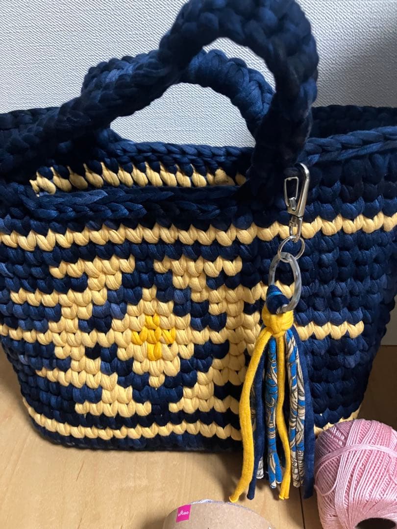 手芸材料セット 毛糸 バッグ用ストラップ 金具 - メルカリ