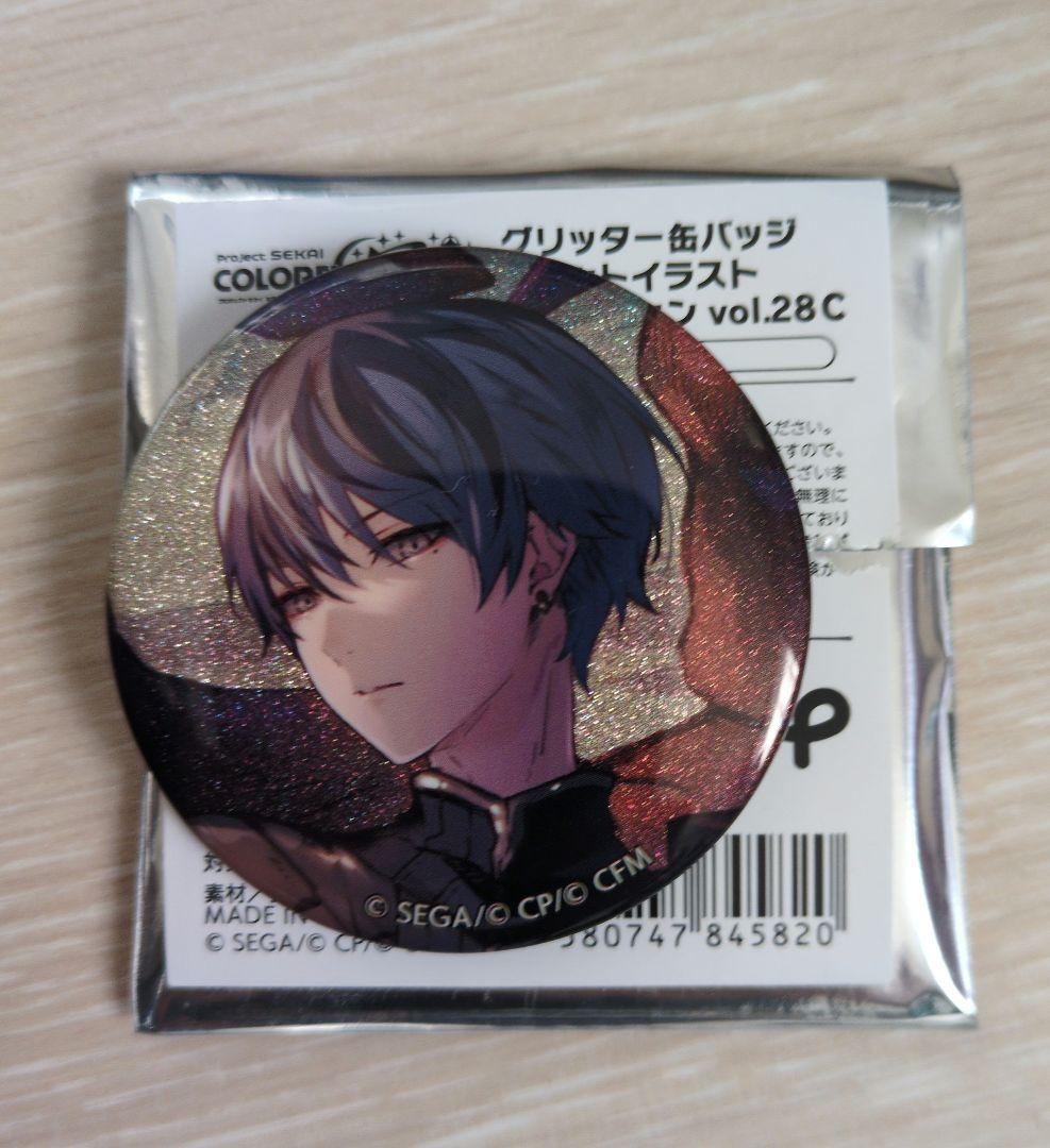 プロセカ グリッター イベントイラストコレクション 青柳冬弥 缶バッジ