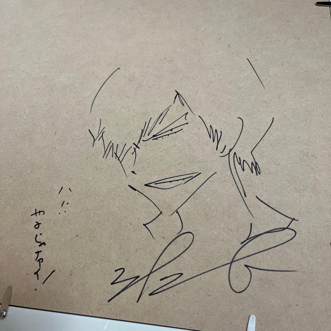 超！弱虫ペダル展 直筆サイン入り 額縁高精細複製原画 B4キャラ