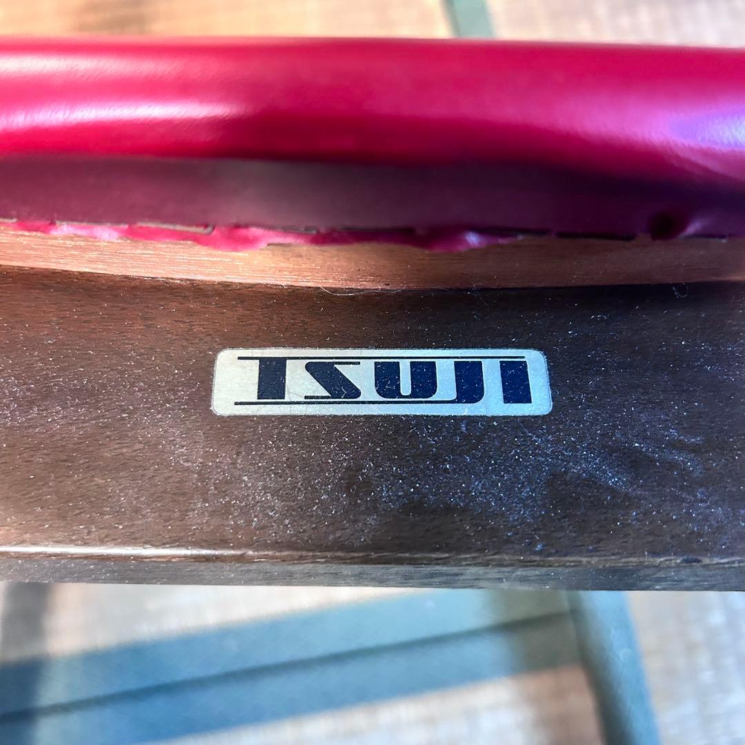 辻木工 曲木チェア 2脚セット 赤 レッド 木製 ダイニングチェア - メルカリ