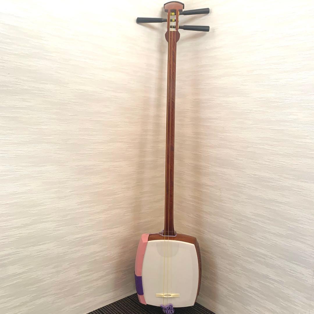 長唄三味線　日本和楽器製造 三味線】長唄（細棹）合成樹脂 教育用三味線｜DETAIL｜和楽器の製造