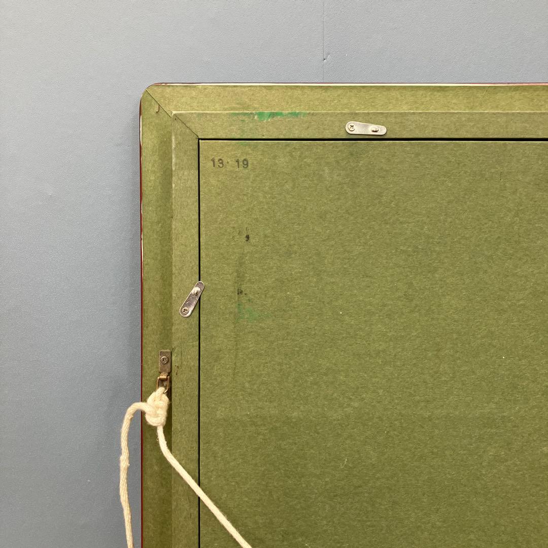 昭和レトロ 油彩画 油絵 花 静物画 肉筆 F6号（相当） 額装 額縁 額