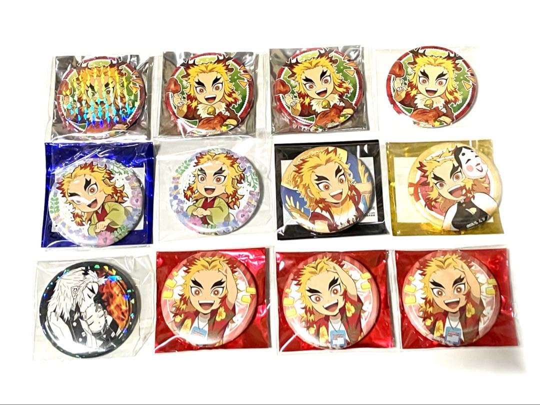 鬼滅の刃　セット　缶バッジ　煉獄杏寿郎 鬼滅の刃 缶バッジ 煉獄杏寿郎 A～G : 鬼滅の刃GOODS ～グッズ&予約情報～