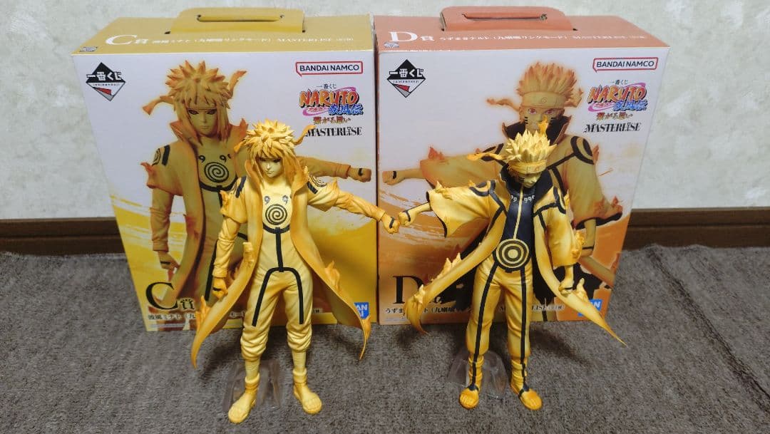 一番くじ NARUTO 疾風伝 フィギュア ナルト＆ミナト 九喇嘛リンクモード ふるいちオンライン - ホビー/NARUTO -ナルト-/波風ミナト（九喇嘛